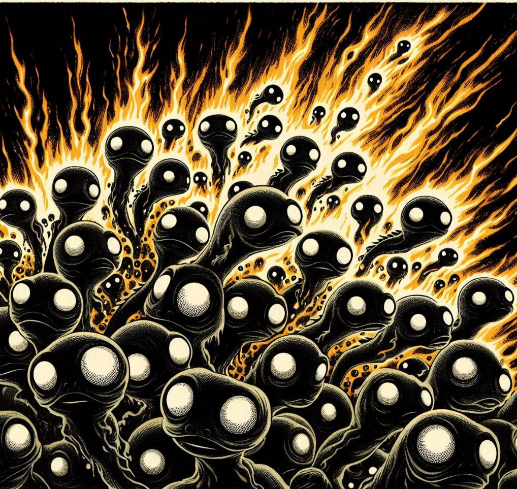 SCROLL TO ANNIHILATE ALL MONITORING DEMONS WORLDWIDE