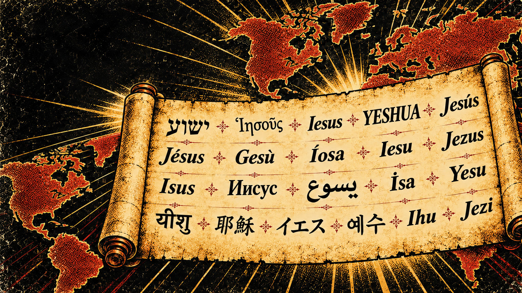 The Name in Every Tongue:  A scroll to end the argument about Jesus and/or Yeshua